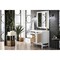 James Martin Vanities Addison 36in Single Vanity, Glossy White w/ 3 CM White Zeus Quartz Top E444-V36-GW-3WZ - alternate 5
